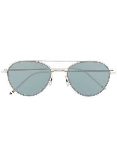 Thom Browne Eyewear солнцезащитные очки-авиаторы TBS109
