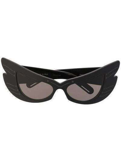 Gucci Eyewear солнцезащитные очки GG0710S в оправе 'маска' GG0710S001