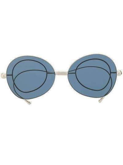 Percy Lau очки с закругленными дужками из коллаборации с Deepmoss LD0302
