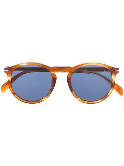DAVID BECKHAM EYEWEAR солнцезащитные очки в оправе черепаховой расцветки 203120EX450KU