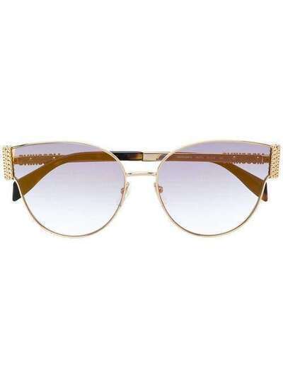 Moschino Eyewear солнцезащитные очки в оправе 'кошачий глаз' MOS028FS