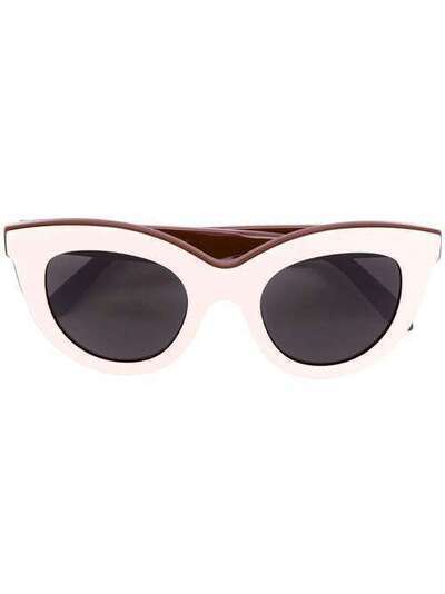 Victoria Beckham многослойные солнцезащитные очки в оправе "кошачий глаз" VBS103C05PINKPINK