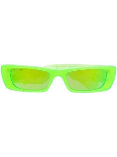 Gucci Eyewear солнцезащитные очки в прямоугольной оправе GG0516S