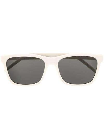 Saint Laurent Eyewear солнцезащитные очки в прямоугольной оправе SL318