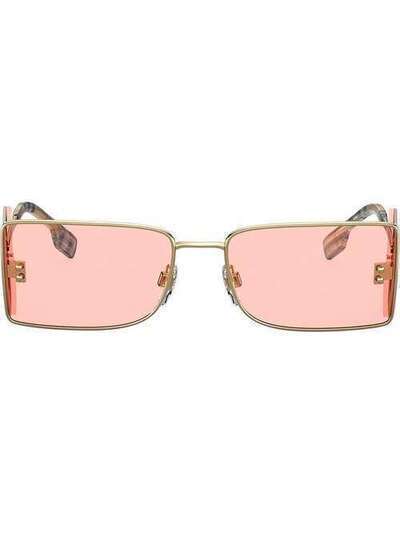 Burberry Eyewear солнцезащитные очки в квадратной оправе BE311010175