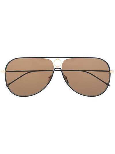 Thom Browne Eyewear солнцезащитные очки-авиаторы TBS115 TBS115