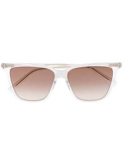 Givenchy Eyewear солнцезащитные очки в прозрачной квадратной оправе GV7160S