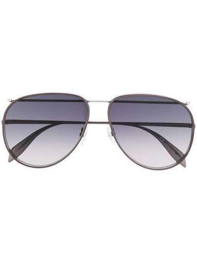 Alexander McQueen Eyewear солнцезащитные очки-авиаторы 571857I3330