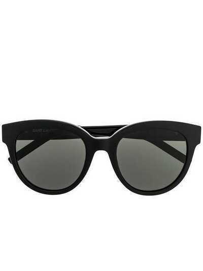 Saint Laurent Eyewear солнцезащитные очки в круглой оправе 534859Y9901