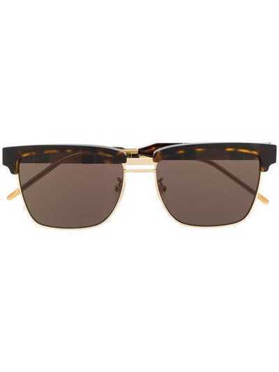 Gucci Eyewear солнцезащитные очки в квадратной оправе GG0603S003