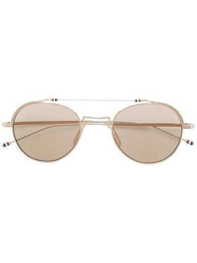 Thom Browne Eyewear солнцезащитные очки-авиаторы TBS9124901