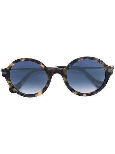 Moncler Eyewear солнцезащитные очки в круглой оправе ML0081