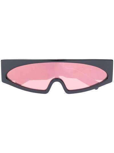 Rick Owens солнцезащитные очки в массивной оправе RA20S0592GBLKR