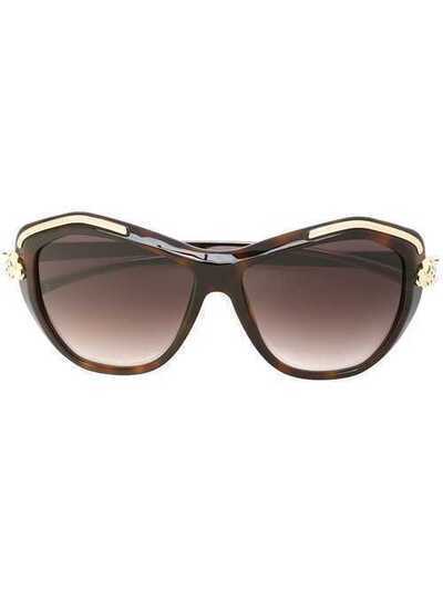 Cartier Eyewear солнцезащитные очки 'Panthère Wild' T8201076