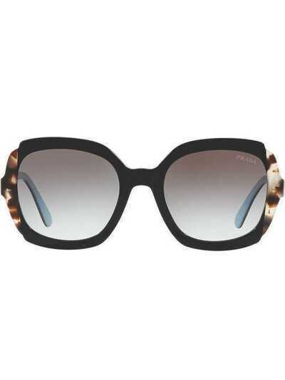 Prada Eyewear солнцезащитные очки в стиле оверсайз SPR12UEKNG