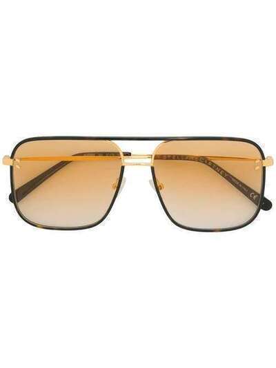 Stella McCartney Eyewear квадратные солнцезащитные очки SC0124S