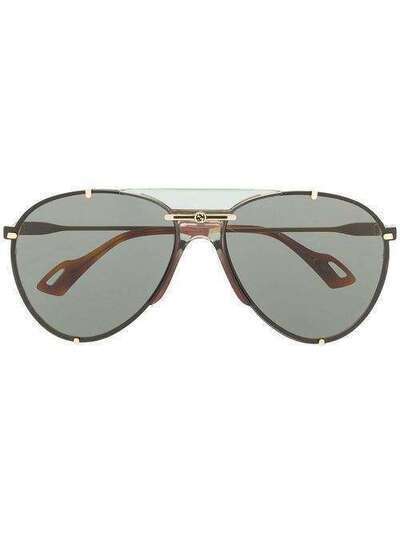 Gucci Eyewear солнцезащитные очки-авиаторы GG0740S001