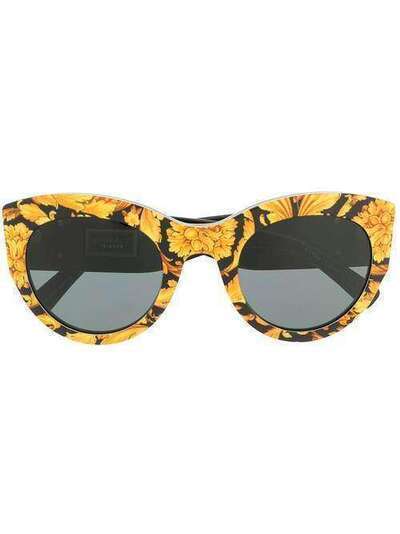Versace Eyewear солнцезащитные очки с принтом 0VE435352838751