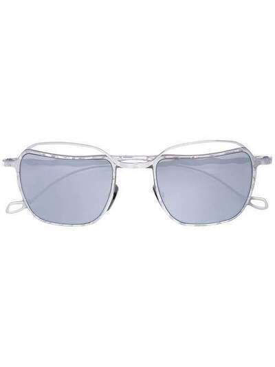 Kuboraum солнцезащитные очки с голубыми линзами H71SISILVER