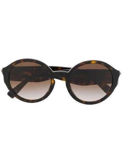 Valentino Eyewear солнцезащитные очки Valentino Garavani в массивной оправе 0VA404750021352