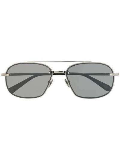 Brioni солнцезащитные очки-авиаторы OD3D00P4ZBP