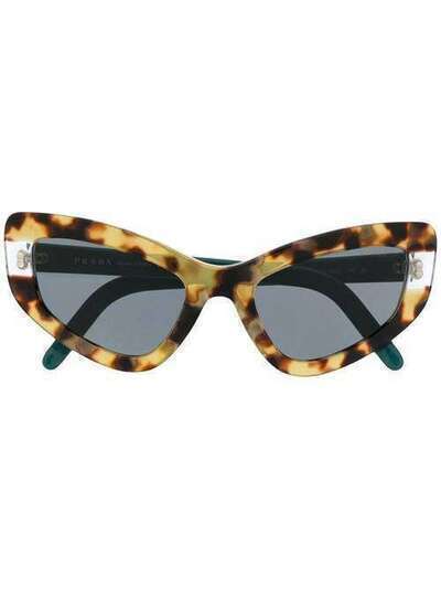 Prada Eyewear солнцезащитные очки в оправе 'кошачий глаз' SPR11V