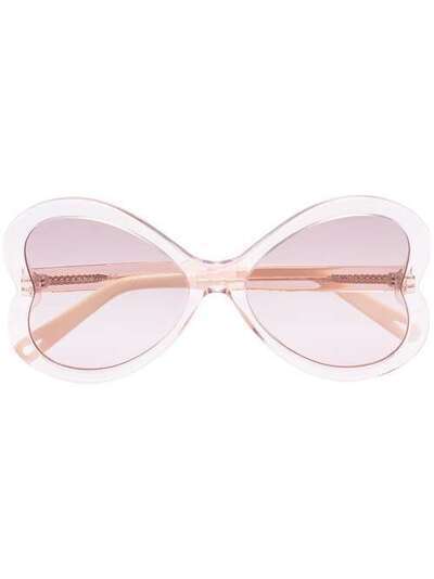 Chloé Eyewear солнцезащитные очки Peach CE764S5818