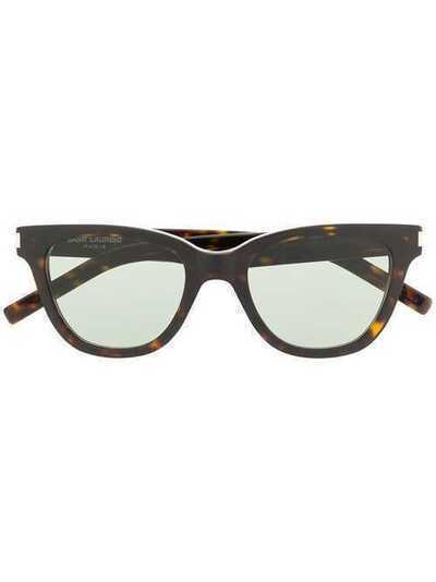 Saint Laurent Eyewear солнцезащитные очки в квадратной оправе SL51SMALL