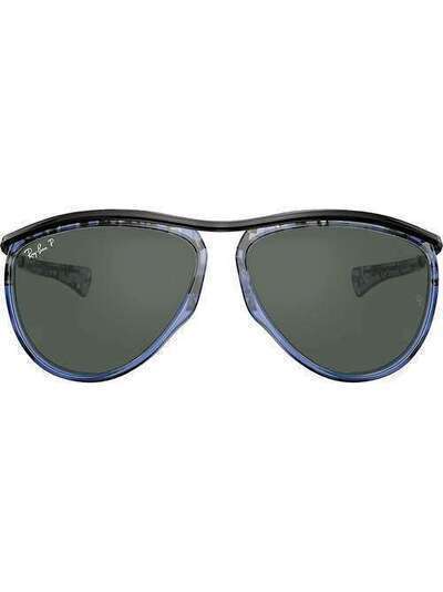 Ray-Ban солнцезащитные очки-авиаторы Olympian RB2219128802