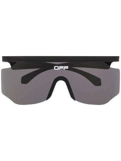 Off-White солнцезащитные очки-маска с логотипом OMRI003S20I060411010