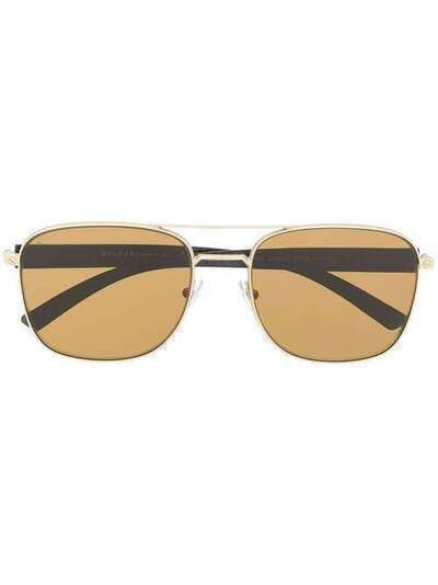 Bvlgari солнцезащитные очки с затемненными линзами 5050