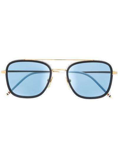 Thom Browne Eyewear солнцезащитные очки-авиаторы TB800 TB800