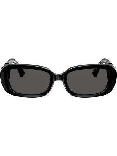 Valentino Eyewear солнцезащитные очки в овальной оправе с логотипом VLogo VA4067500187