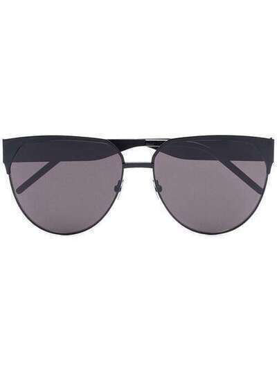 Saint Laurent Eyewear солнцезащитные очки в круглой оправе SLM43