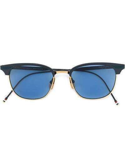 Thom Browne Eyewear солнцезащитные очки с квадратной оправой TB104C