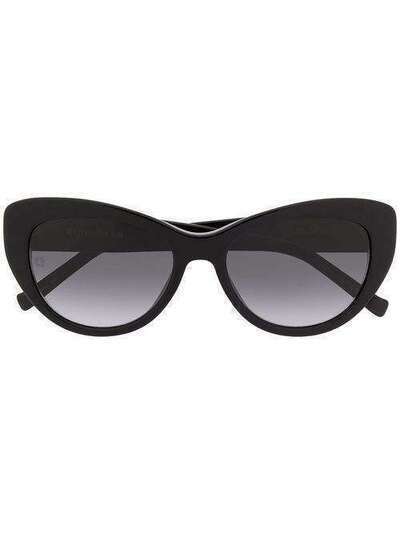 Elie Saab затемненные солнцезащитные очки в оправе 'кошачий глаз' ES067S