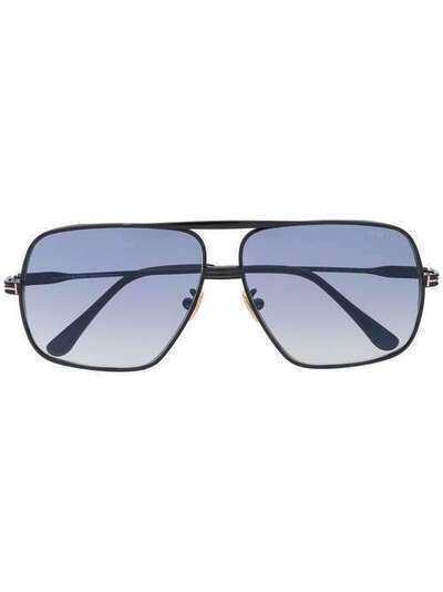 Tom Ford Eyewear солнцезащитные очки-авиаторы FT0735H6201W