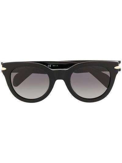 RAG & BONE EYEWEAR солнцезащитные очки в круглой оправе RNB1015S