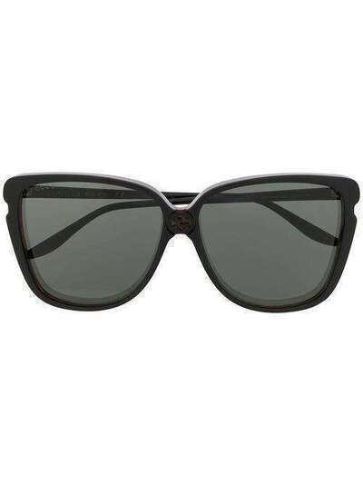 Gucci Eyewear солнцезащитные очки в квадратной оправе GG0709S002