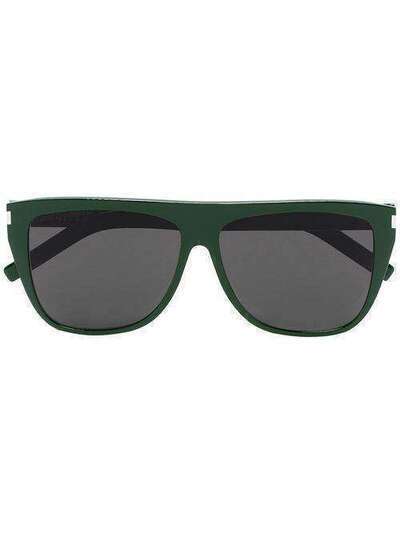 Saint Laurent Eyewear солнцезащитные очки SL 1 с затемненными линзами SL1SLIM006