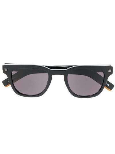 Ermenegildo Zegna солнцезащитные очки в квадратной оправе EZ01254905A