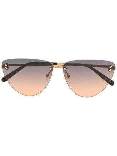 Stella McCartney Eyewear солнцезащитные очки-авиаторы SC0232S