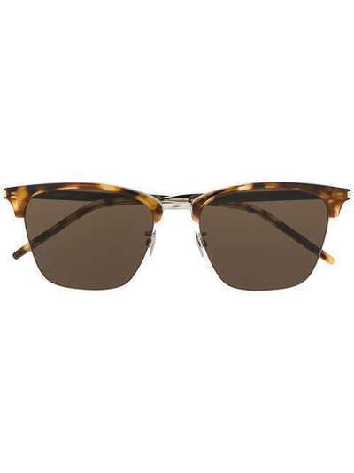 Saint Laurent солнцезащитные очки в оправе 'кошачий глаз' 610915Y9903