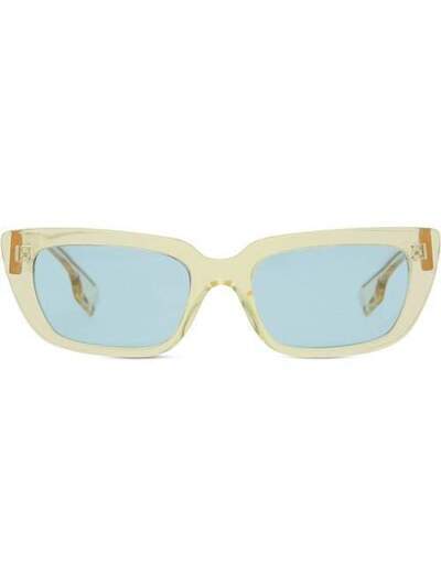 Burberry Eyewear солнцезащитные очки в прямоугольной оправе 4081262