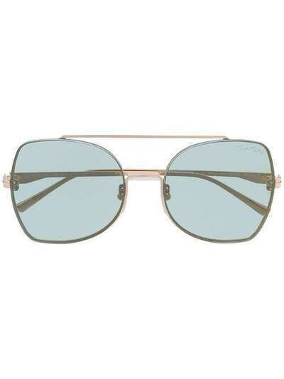 Tom Ford Eyewear солнцезащитные очки в квадратной оправе TF656