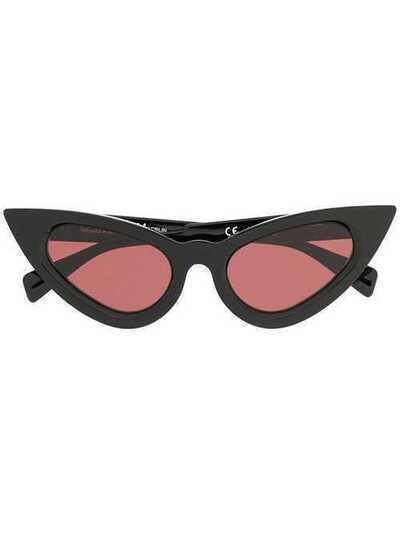 Kuboraum солнцезащитные очки 'кошачий глаз' Y3