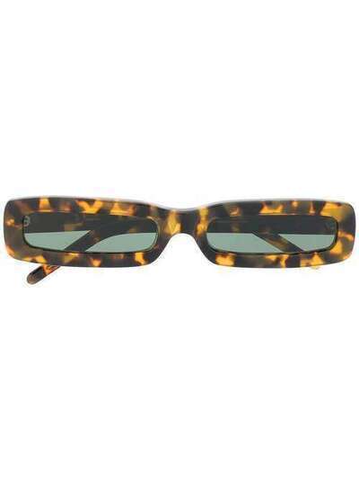 George Keburia солнцезащитные очки в узкой квадратной оправе GKS12