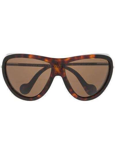 Moncler Eyewear солнцезащитные очки с затемненными линзами ML01286152E