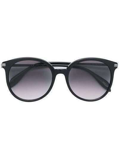 Alexander McQueen Eyewear солнцезащитные очки в круглой оправе AM0135S