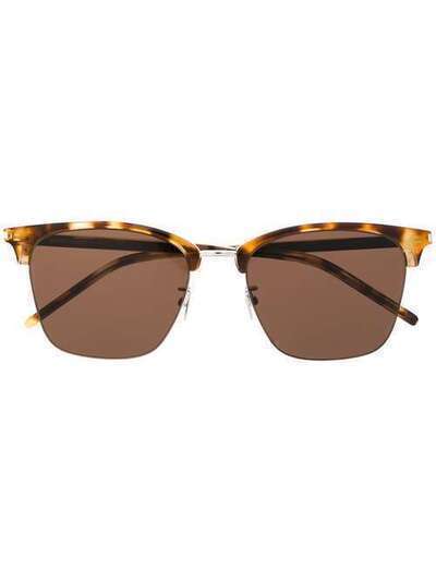 Saint Laurent Eyewear солнцезащитные очки SL340 в квадратной оправе SL340